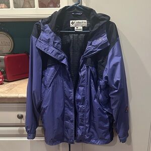 Columbia Purple and Black Outdoor Jacket